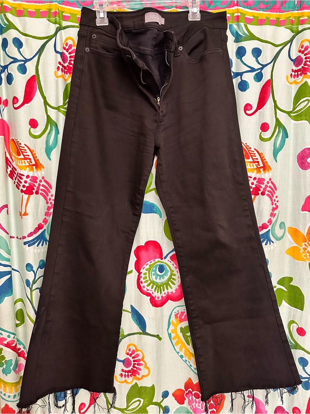 JustUSA Women’s cropped Flared Jeans
